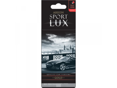 Ароматизатор воздуха подвесной AREON "LUX" disp 72 шт (Золото,Серебро,Платина)