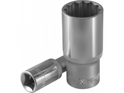 Головка торцевая глубокая 12-гранная 1/2"DR 16 мм., S04HD4716 JONNESWAY от JONNESWAY Головка торцевая глубокая 12-гранная 1/2"DR 16 мм., S04HD4716 JONNESWAY